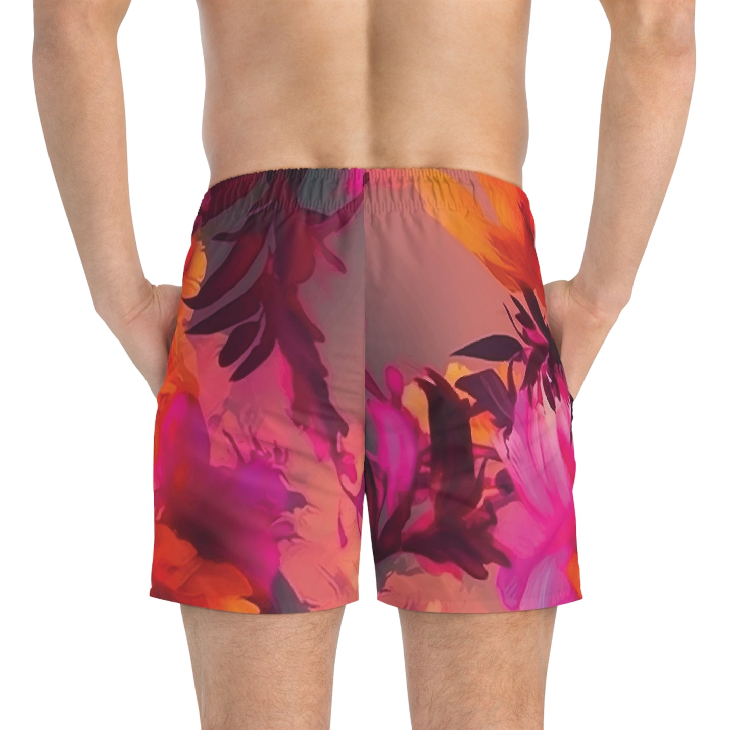 Dusty Pinks Swim Trunks