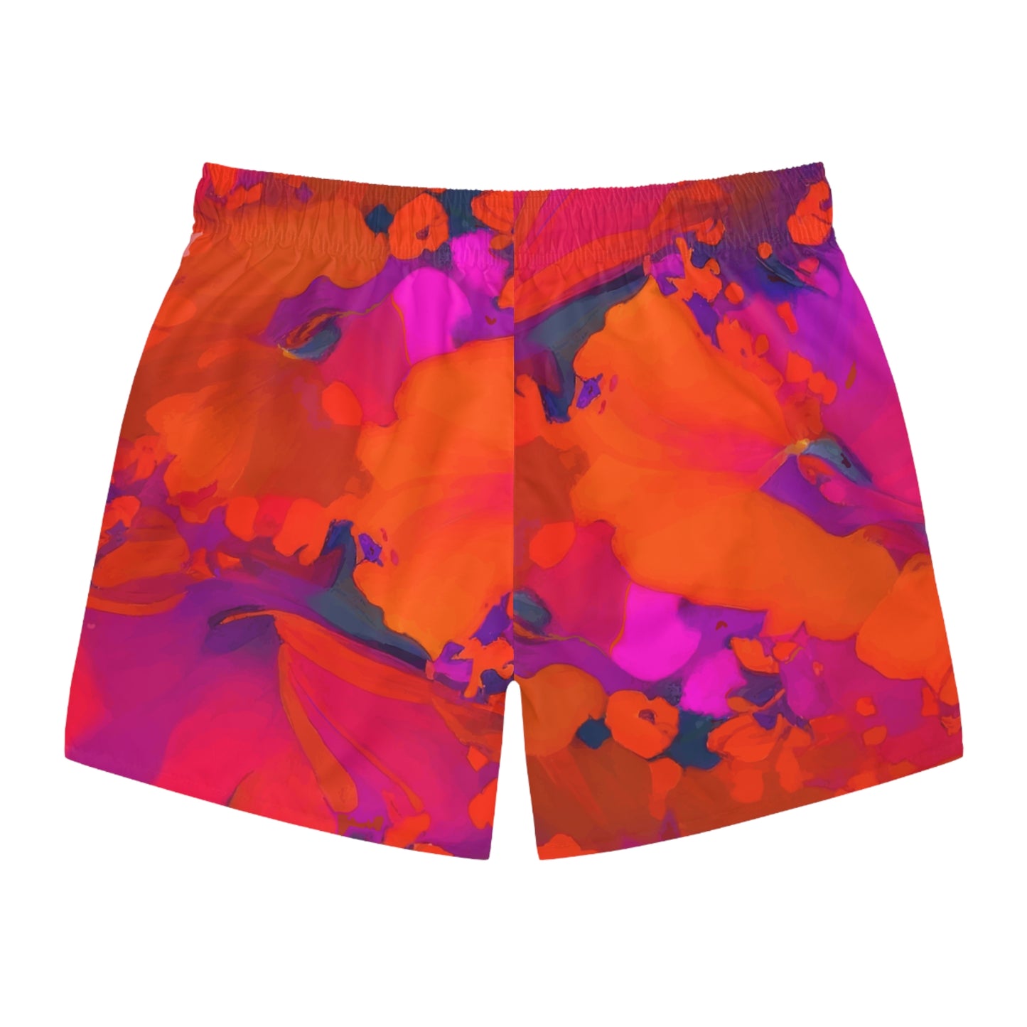 Red Flower Swim Trunks