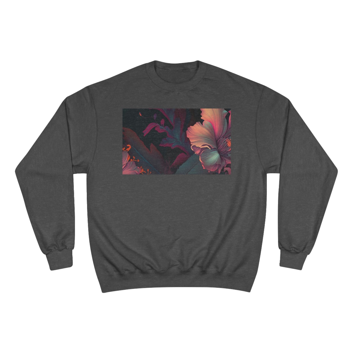 Flower Strip Champion Sweatshirt
